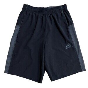 Adidas Climacool Mens Black Athletic Shorts Training Running Gym Workout Pockets